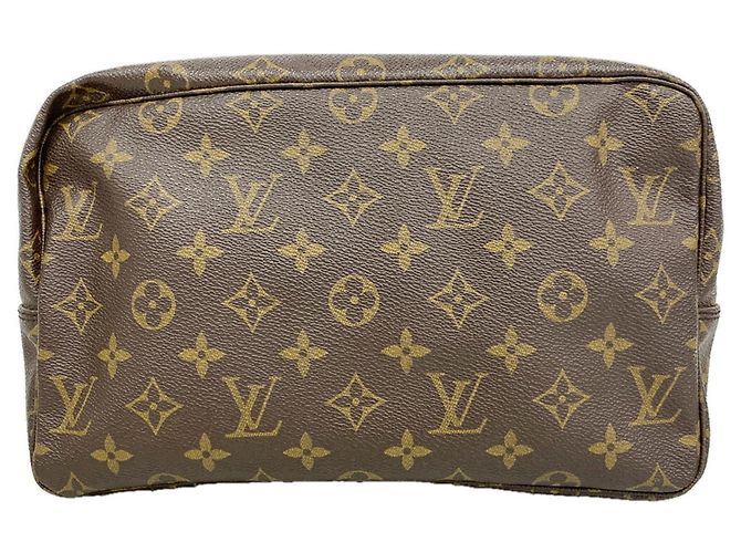 Louis Vuitton Monogram Toilette 28 Täschchen Braun