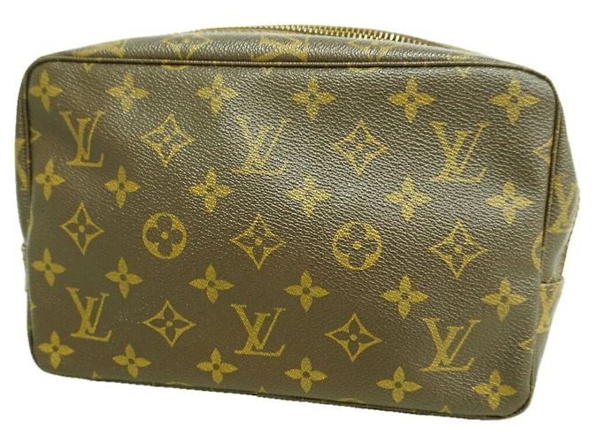 Louis Vuitton Monogram Toilette 23 Tasche/Etui Braun