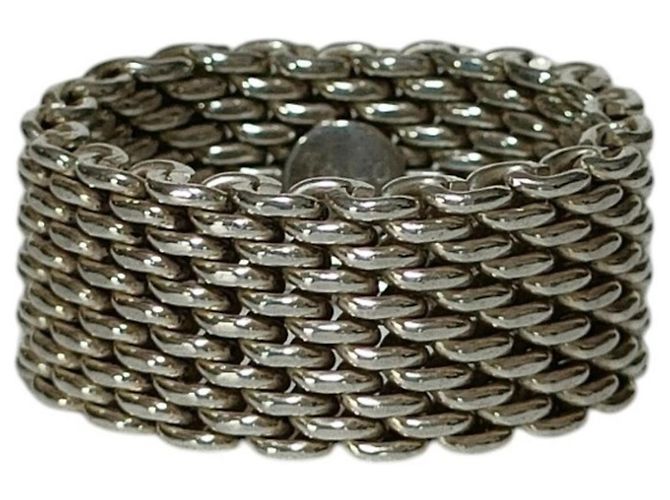 Autre Marque Set di anelli Tiffany & Co. Somerset Mesh Band Argento