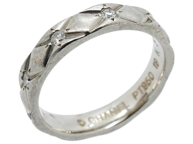 Chanel Matelassé Full Diamond Ring