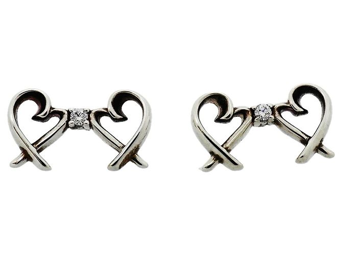 Autre Marque Orecchini Tiffany & Co. Double Loving Heart