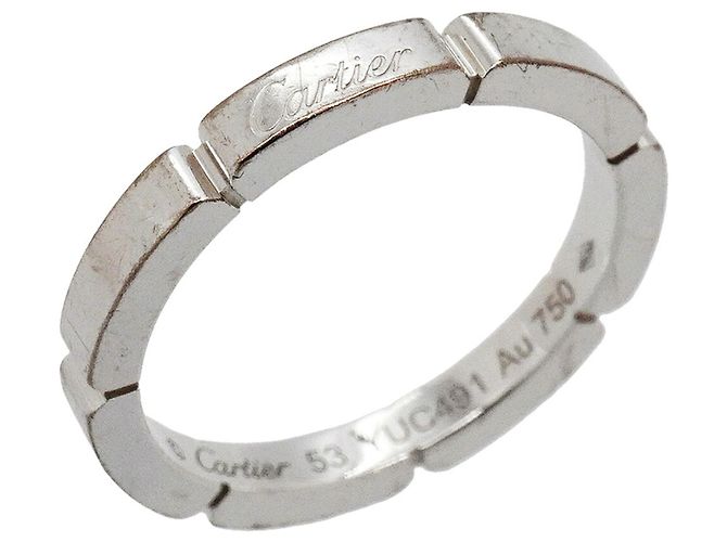 Anillo Cartier Maillon Panthère en oro blanco de 18K