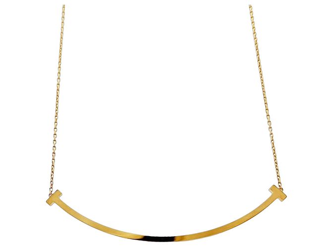 Autre Marque Collana Tiffany T Smile Extra Large in oro rosa 18K D'oro