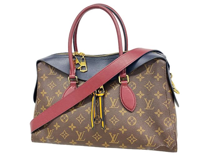 Sac à main cabas Louis Vuitton Monogram Tuileries Marron