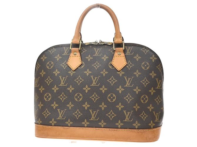 Louis Vuitton Alma Monogram Canvas MM Marrom