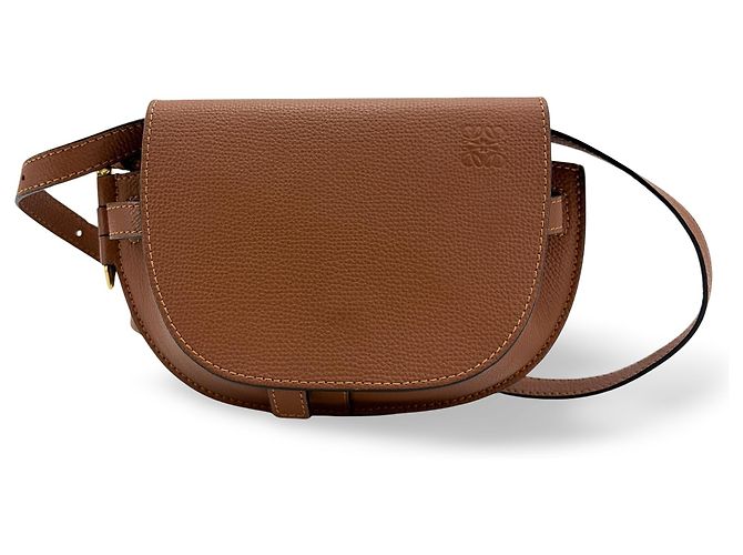 Loewe Gate Leather Mini Brown