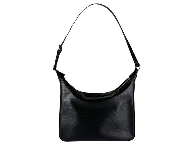 Borsa a tracolla Louis Vuitton in pelle Epi Nero