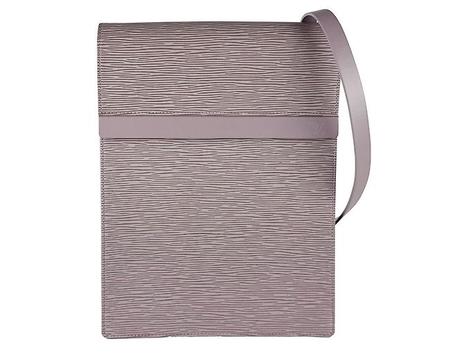 Bolsa de Ombro Louis Vuitton em Couro Epi Roxo