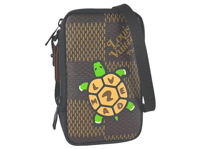 Bolsa de Ombro Louis Vuitton em Canvas Damier Ebene