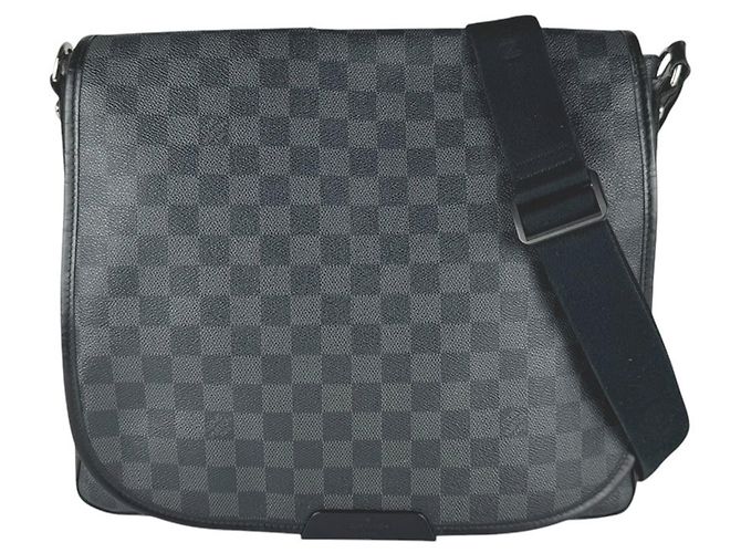Borsa a tracolla Louis Vuitton Damier Graphite Nero Damier ebene