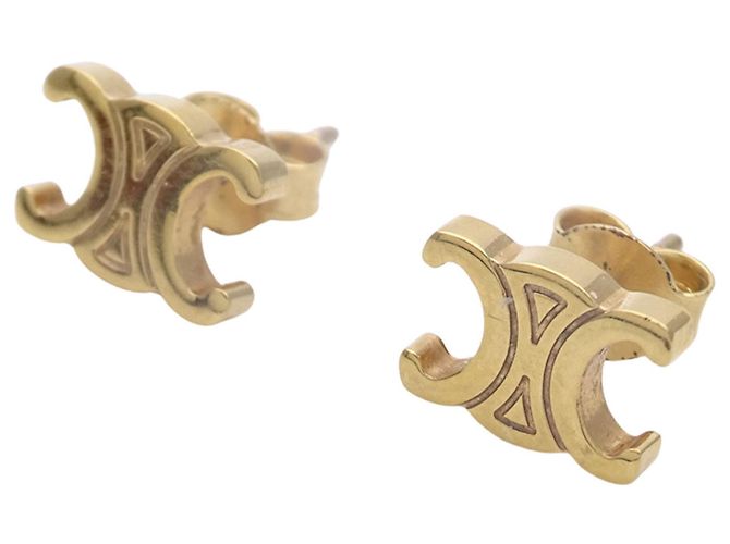 Céline Boucles d'oreilles Celine Triomphe Design Gold Doré