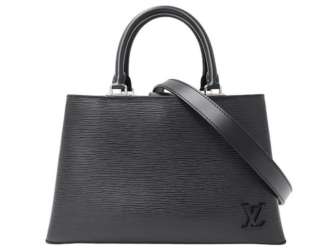 Bolsa Louis Vuitton em couro Epi Noir Black Preto