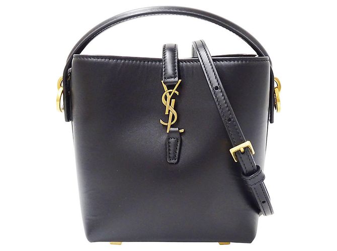 Autre Marque Borsa da donna Saint Laurent in pelle nera Nero