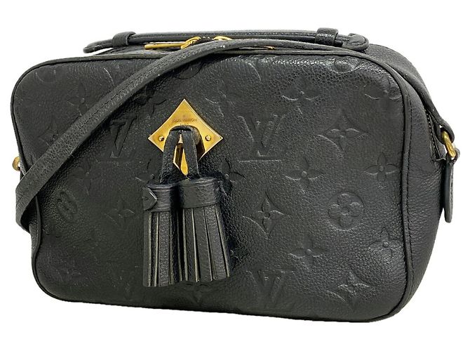 Bolso de hombro Louis Vuitton Monogram Empreinte Saint-Onge Negro
