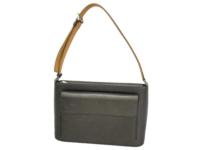 Sac à épaule Louis Vuitton Monogram Mat Alston Noir