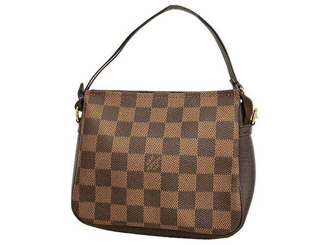 Louis Vuitton Damier Trousse Makeup Bag/Pouch Damier ebene