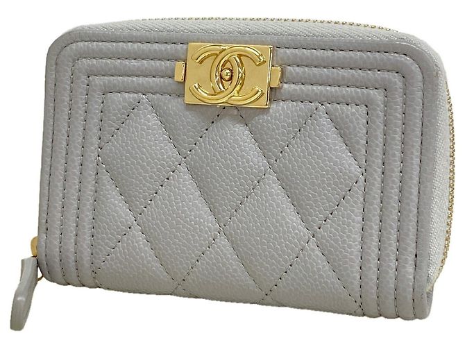 Chanel Boy Geldbörse/Münzbeutel Braun