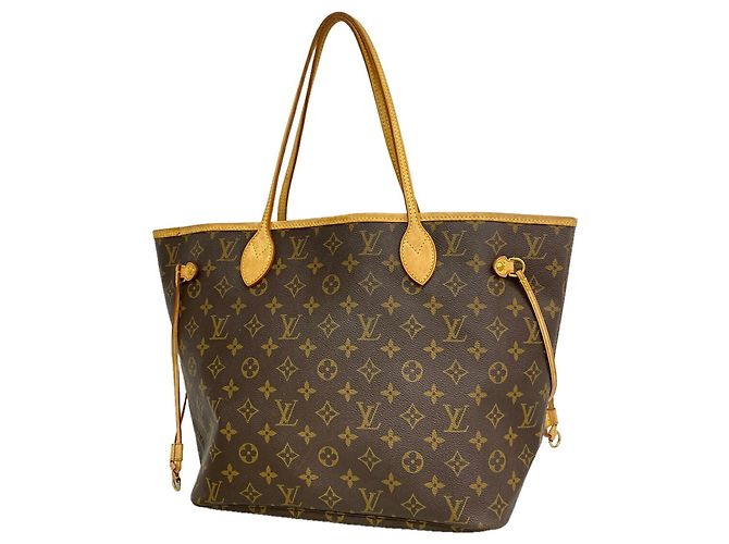Borsa Tote Louis Vuitton Monogram Neverfull MM Marrone