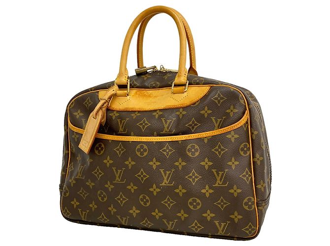 Borsa Louis Vuitton Monogram Deauville Marrone