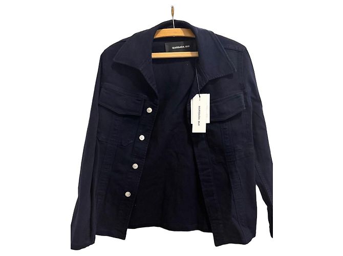 Barbara Bui navy denim jacket Dark blue