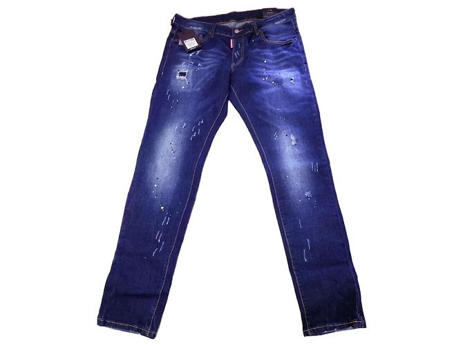Dsquared2 slim jeans washed blue