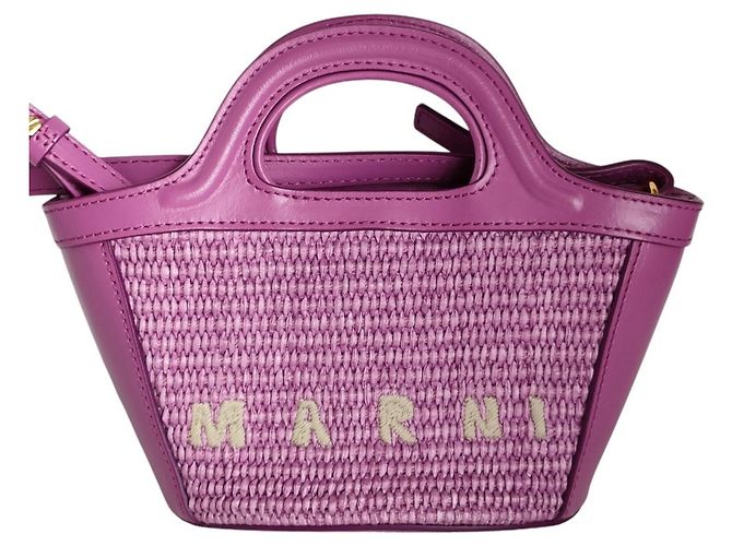 Sac à épaule Micro Tropicalia Marni Violet