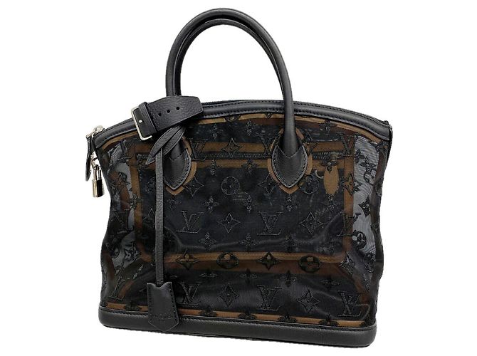 Sac à main Louis Vuitton Monogram Translance Lockit Noir