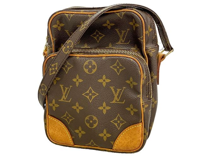 Louis Vuitton Monogram Amazon Shoulder Bag Brown