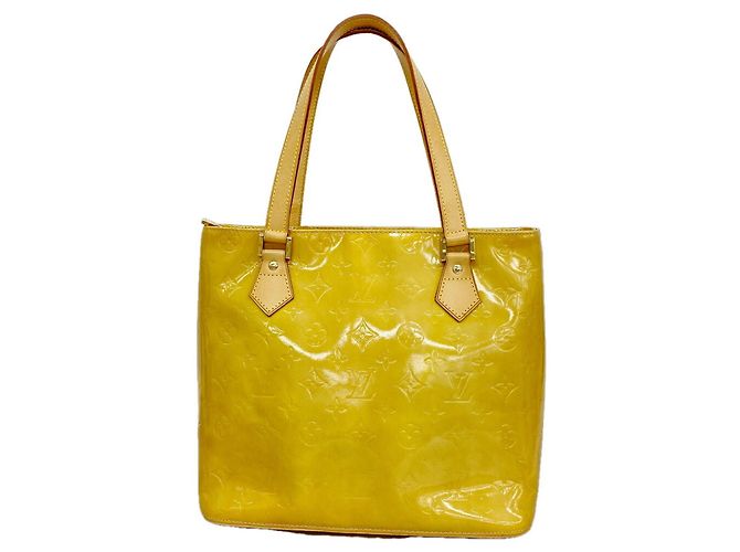 Louis Vuitton Vernis Houston Tote Bag Beige