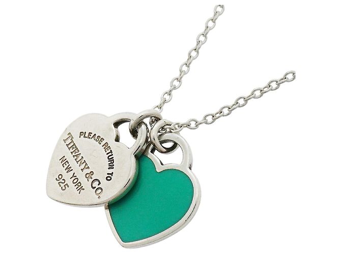 Autre Marque Collana Tiffany & Co. Blue Double Return to Heart