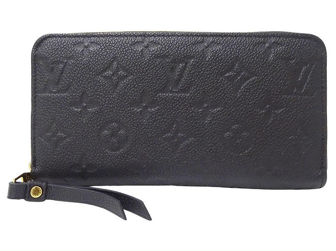 Portafoglio Donna Louis Vuitton Monogram Empreinte Nero
