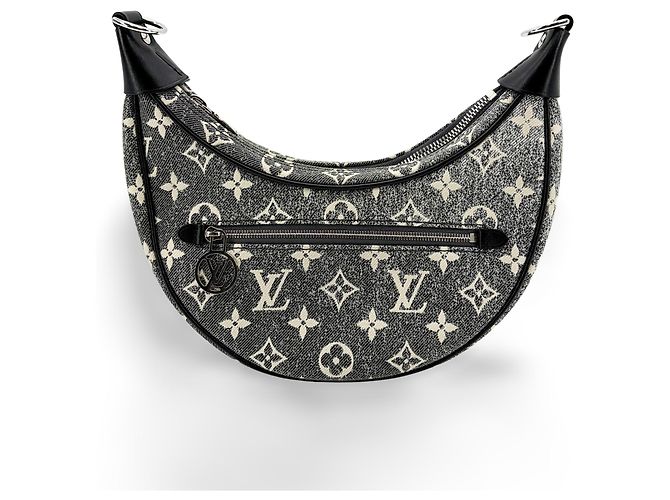 Louis Vuitton Loop Monogram Denim Nero