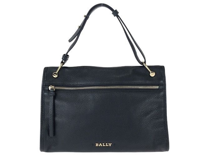 BALLY Bally BLOOM HOBO Sac à main en cuir noir