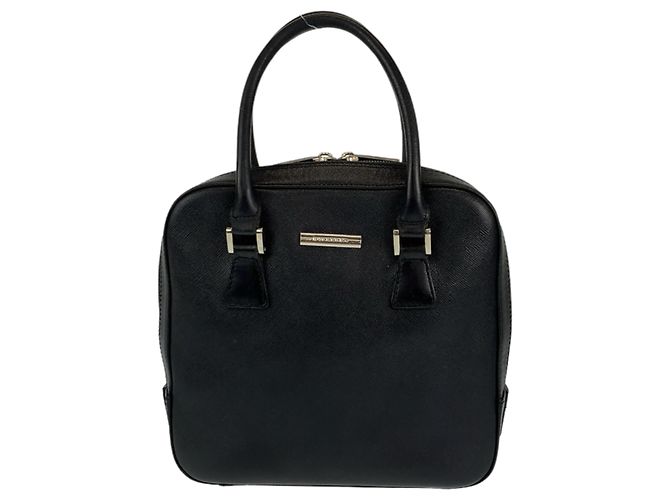 Borsa tote Burberry in pelle nera Nero
