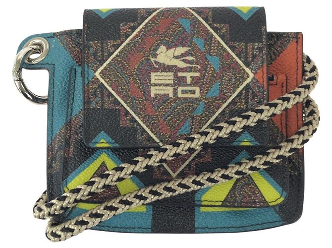 ETRO Multicolor Leather Coin Purse Multiple colors