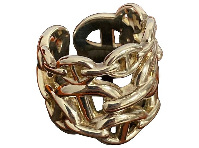 Hermès Hermes Chaine d'Ancre Enchainée GM Ring Silber