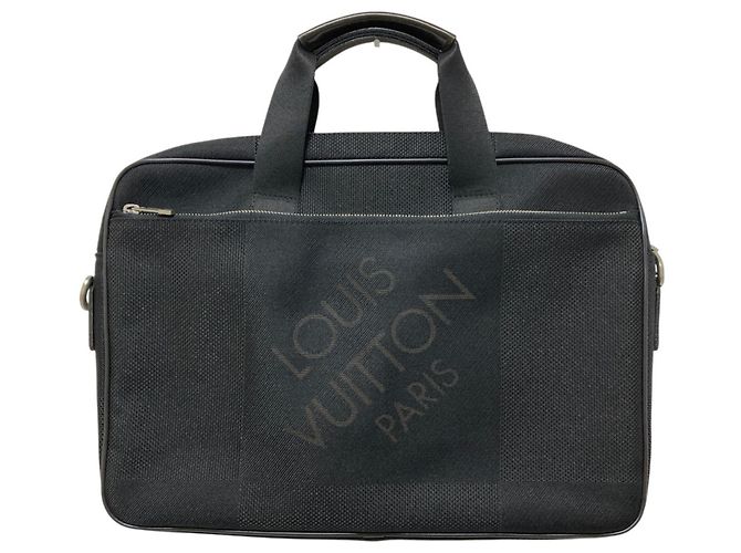 Pasta Louis Vuitton Damier Geant Associé PM Preto