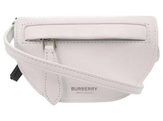 Bolsa de Ombro Burberry Mini Olympia Micro Branco