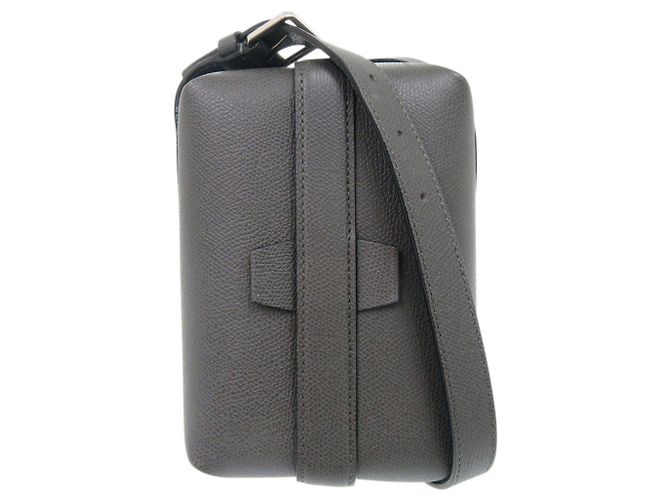 Borsa a tracolla in pelle Valextra Trick Track Marrone