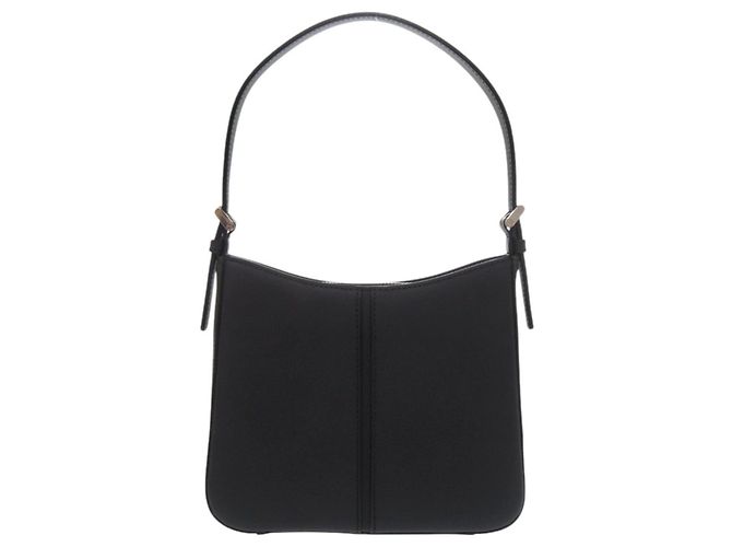 Burberry Nova Check Lederhandtasche Schwarz