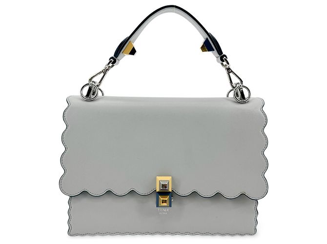 Fendi Kan I Leder Medium Braun