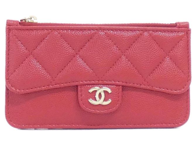 Classique Porte-cartes Chanel Timeless Classic Line Rouge