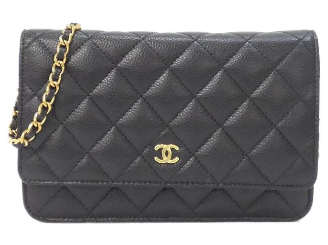 Portafoglio a catena Chanel Timeless Classic Nero