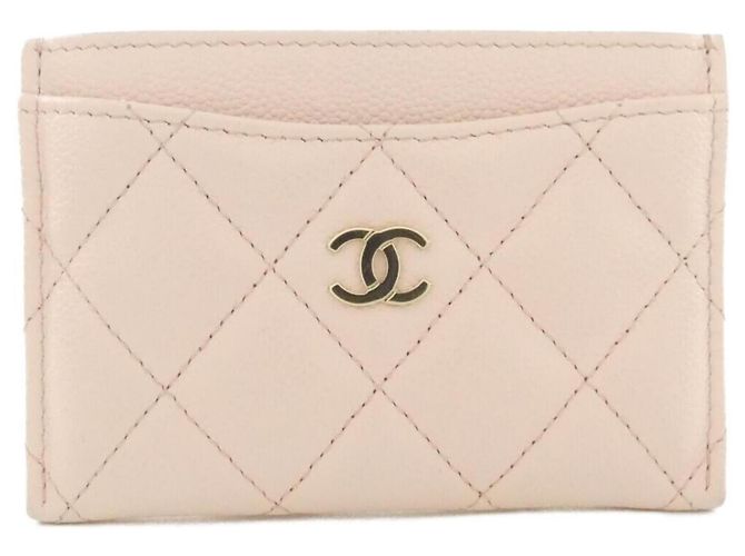Tarjetero Chanel Timeless Classic Line Rosa