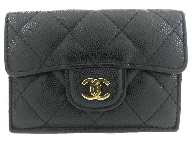 Chanel Timeless Classic Line AP0230 Wallet Black