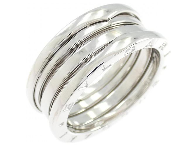 Bulgari Anel Bvlgari B.zero1 de 3 bandas em ouro branco