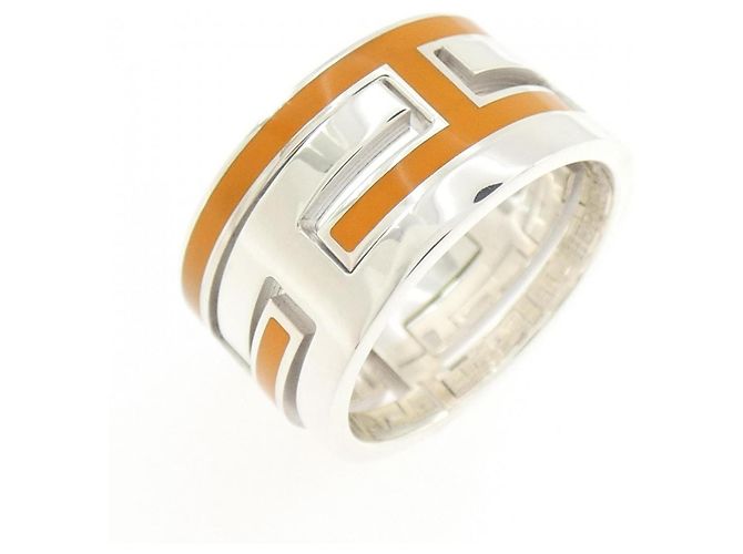 Ring Hermès Anello Hermes Move H in Argento 925