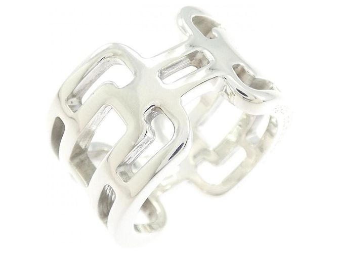 Ring Hermès Anillo Banda Hermes en Plata 925