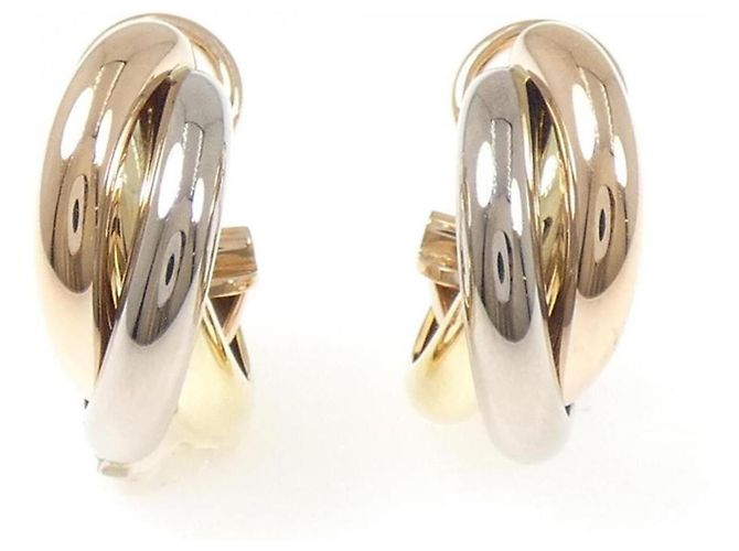 Orecchini Cartier Trinity a mezzo cerchio D'oro