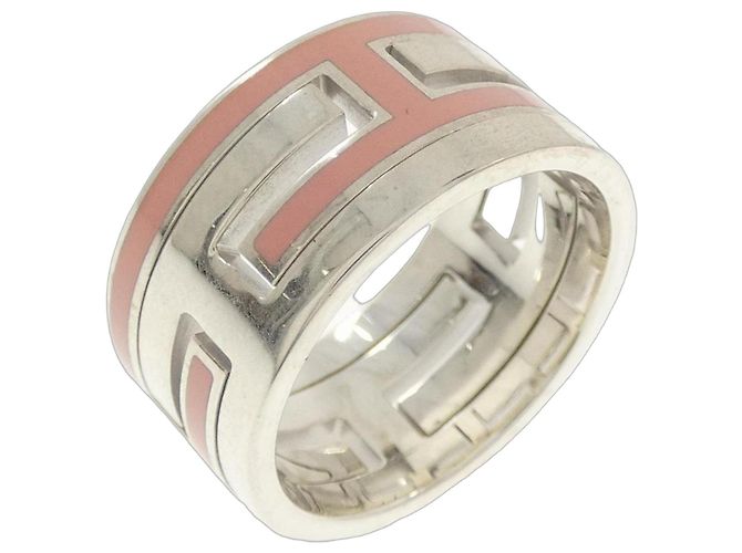 Ring Anello Hermès Move H in argento